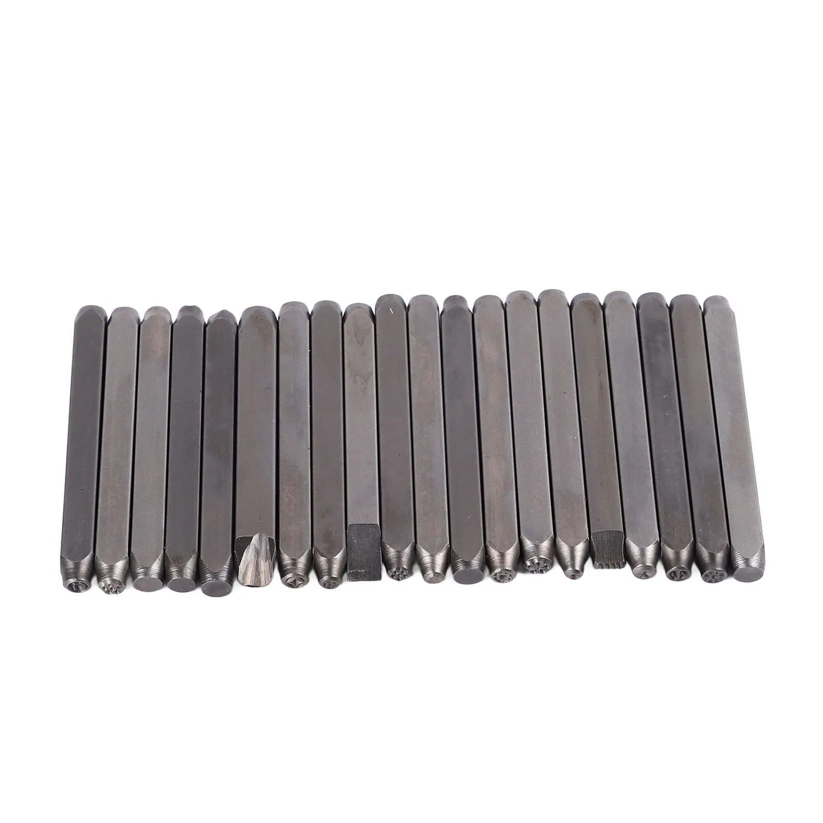 

20pcs DIY Flowers Stamps Tool Various Patterns Carbon Steel Metal Jewelry Stamping Set for Imprinting Crafts