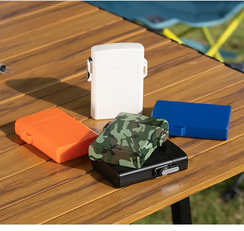 2er Set Zigarettenetui Mit Feuerzeug - Aufladbare Alu-Box Wasserdicht Für 20 Zigaretten