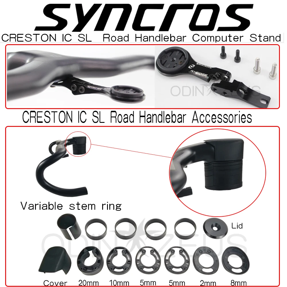 Bicycle Handlebar Road Bicycle Handlebar Customized SYNCROS Creston 1:1 Integrated Cables For Mechanical Electronic