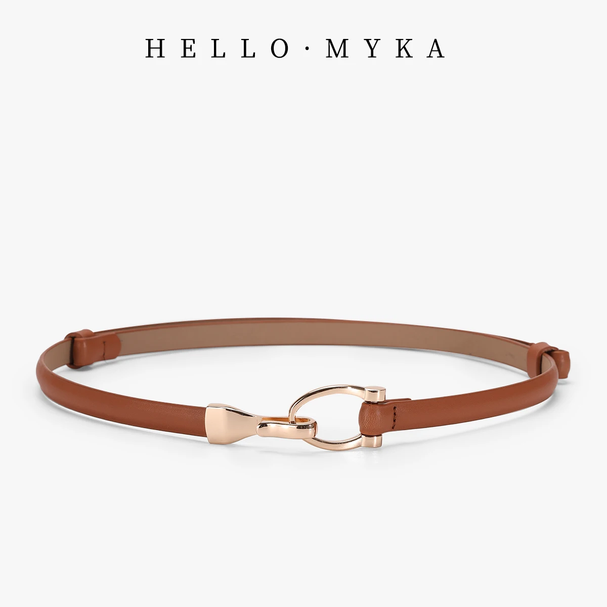 

Spring and summer new Korean decorative thin belt women's leather fashion trend with dress small belt accessories waist chain