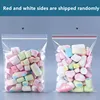 100Pcs Self Sealing Zip Lock Bags,Plastic Jewelry Storage Bags ,Food Storage Reclosable Poly Clear Packaging Bags 3