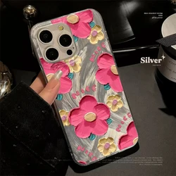 Romantic Flower Aesthetic Slim Case with Sheer Feather Yarn Cushioning Cover - Redmi Note 11 Pro 4G (BA - P8262)