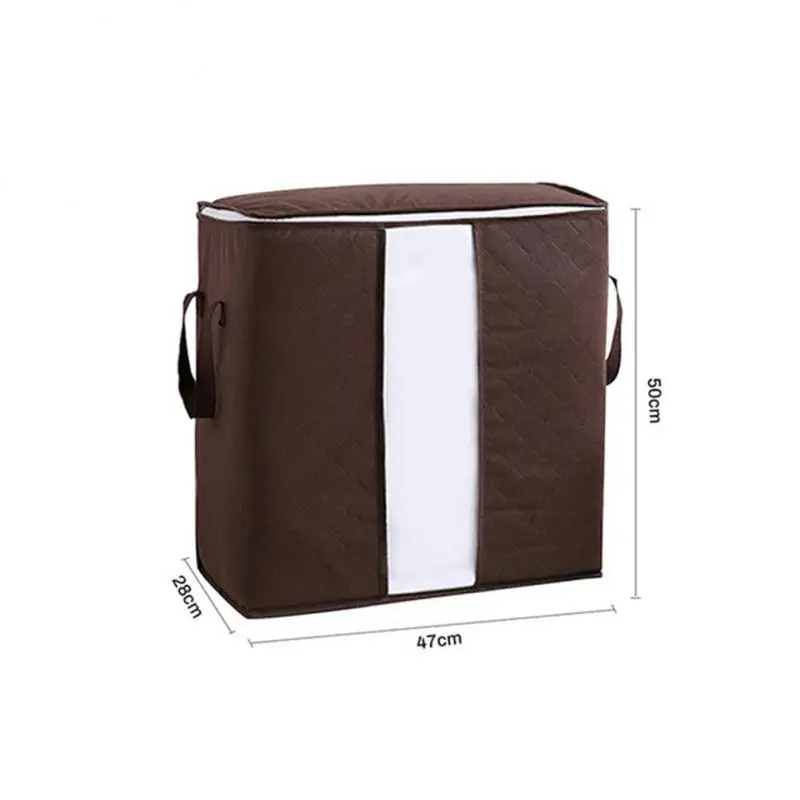 Sklopiva kutija za pohranu velikog kapaciteta, otporan na prašinu, organizator od netkane tkanine, prijenosni poplun, odjeća, igračka, jastuk, posuda za pohranu