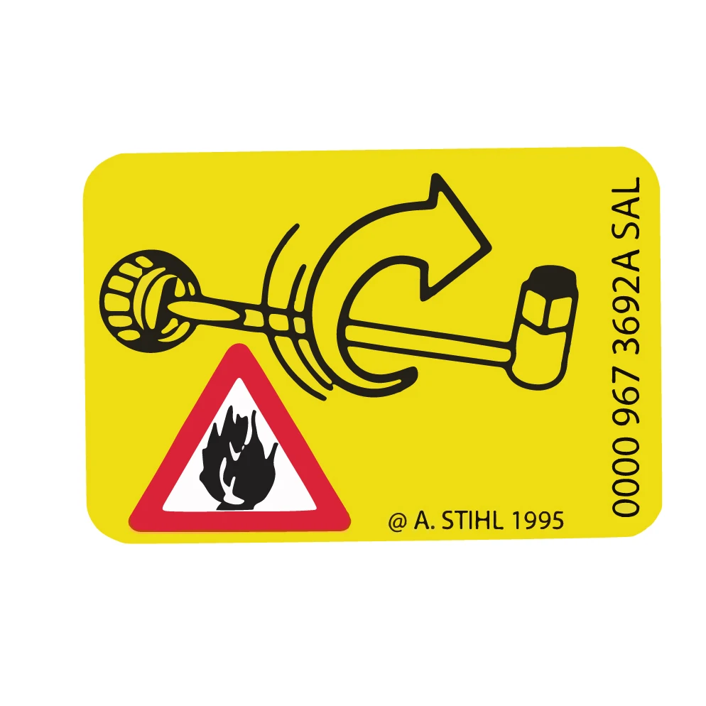 

Наклейка для бензопилы, подходит для винтовой бензопилы STIHL с герметичной этикеткой