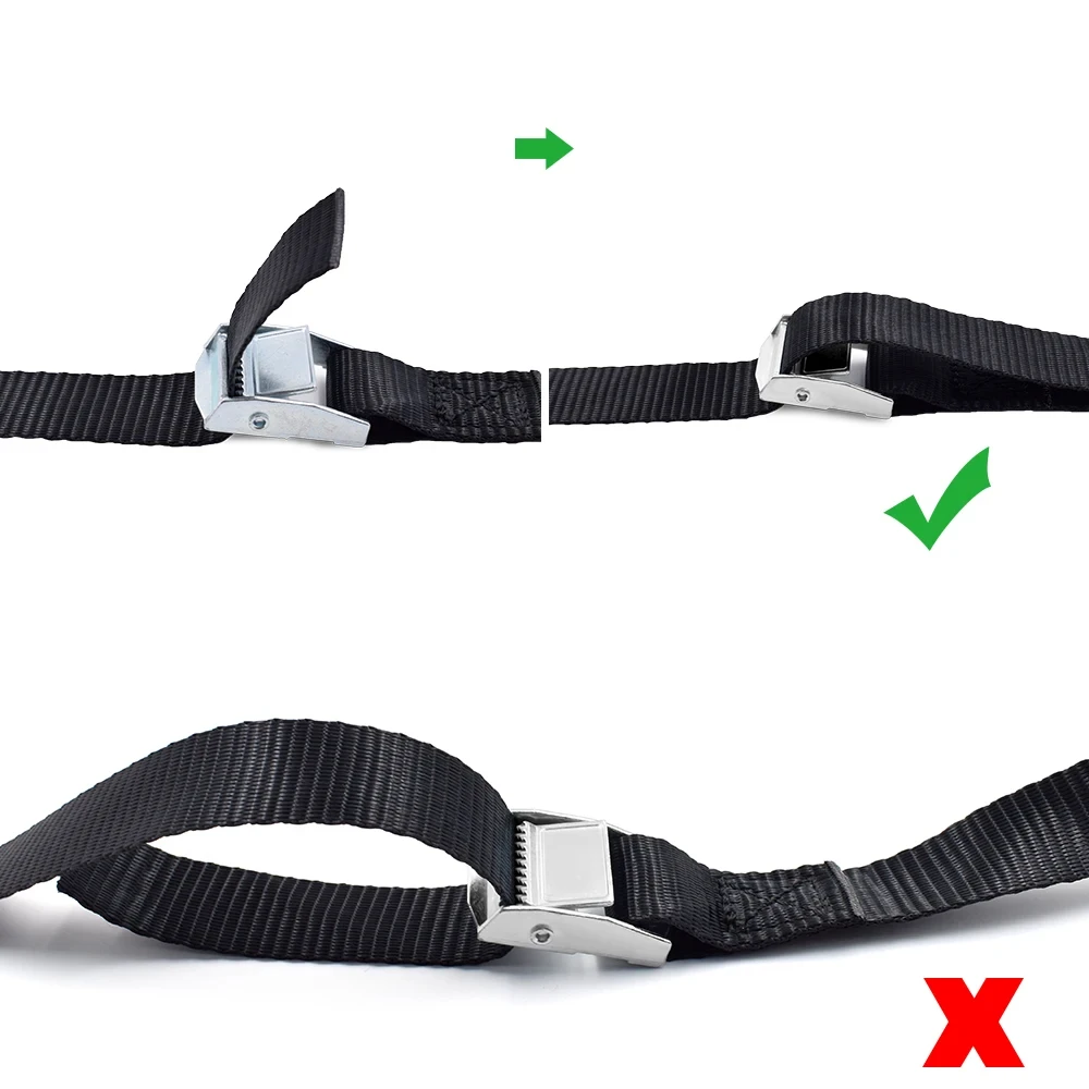Cargo Tie Down Strap Tie Down Straps Adjustable Lashing Straps Ratchet Heavy Duty Cam Buckle