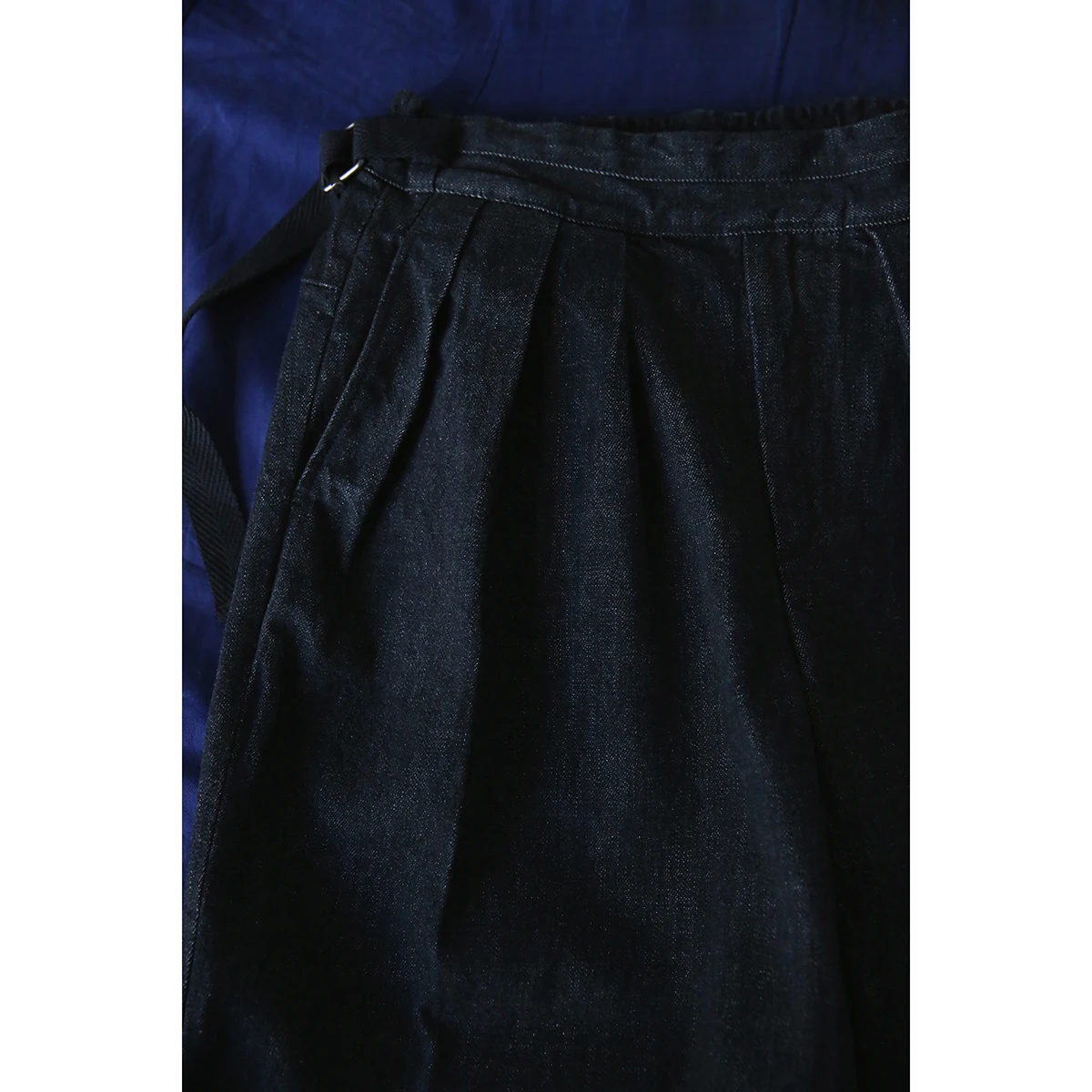 Second Order Pleated Jeans Black 14oz Selvage Denim High Rise British Army Pants 2