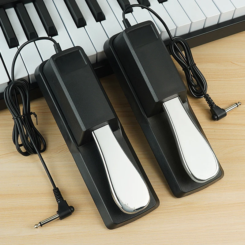（Summer6）Universal Portable Electronic Keyboard Sustain Pedal For Digital Piano Instrument Accessory