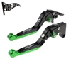 Motorcycle CNC Accessories Folding Extendable Brake Clutch Levers Adjustable Handle Fit 675 STREET TRIPLE 2008-2016 (NO R or RX) 2