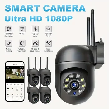 WIFI surveillance camera, 355 degree intercom home security camera, 2.4G home security system, home monitoring security system 1