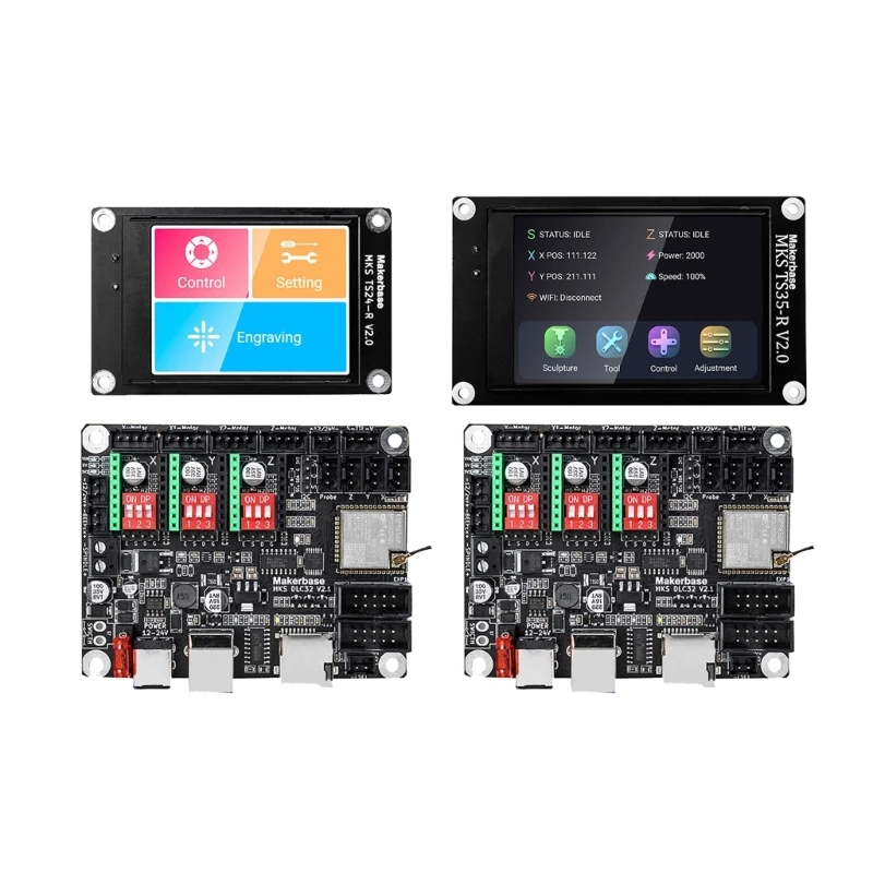 

DLC32 V2.1 Engraving Machine Control Board Cover Case Support Offline WIFI