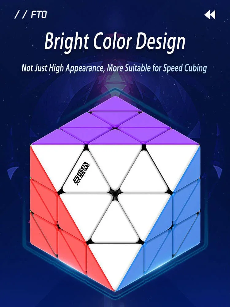 JudyCube] Diansheng Fto Rotating octahedron Magnetic Magic