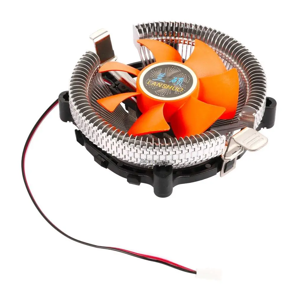 

CPU PC Case Cooling Fan Long Life Super Quiet Computer Cooler Heatsink for Intel LGA775 1155 AM2 AM3 754 Heat Dissipation Fan