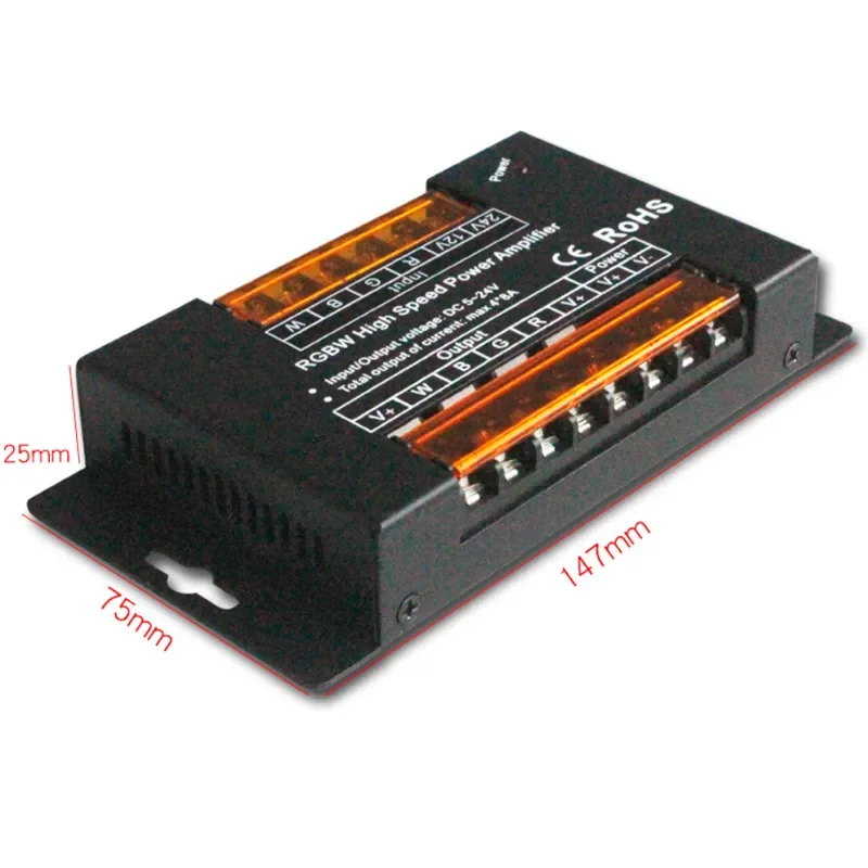 PWM  LED Ʈѷ, äο LED Ʈ Ʈѷ, 4CH RGBW   , 8A * 4 ä, 30A Ʈ