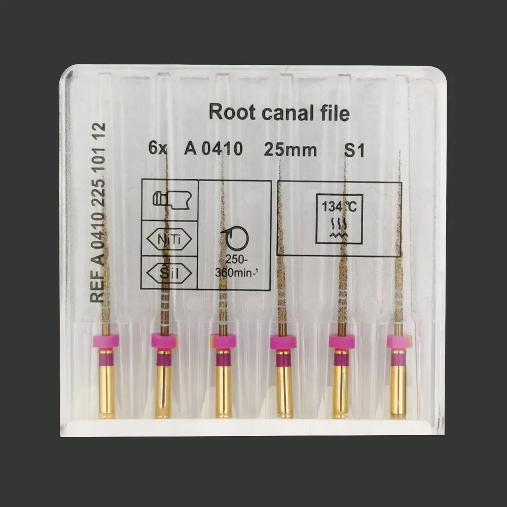 Dental Pro SX-F3 Taper GOLD Super NITI Rotary Files Engine Use Files SX S1 S2 F1 F2 F3 F4 F5 Universal Dental Endondontics Files 2