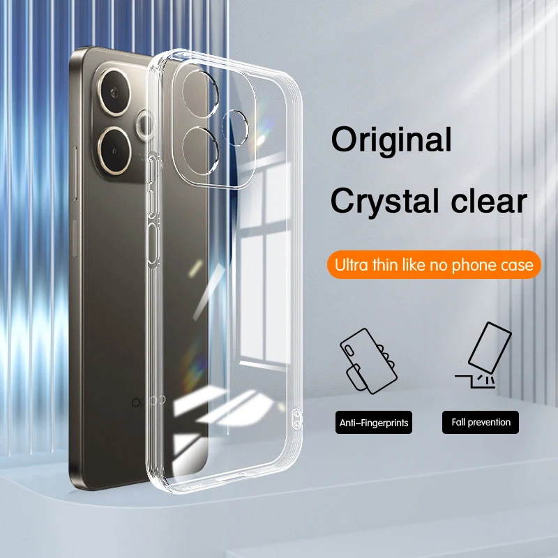 Coque de téléphone de haute qualité pour Oppo A5 Pro A5x A5i Pro A5m Energy 4G 5G, couverture arrière transparente en Silicone souple, eau claire, TPU