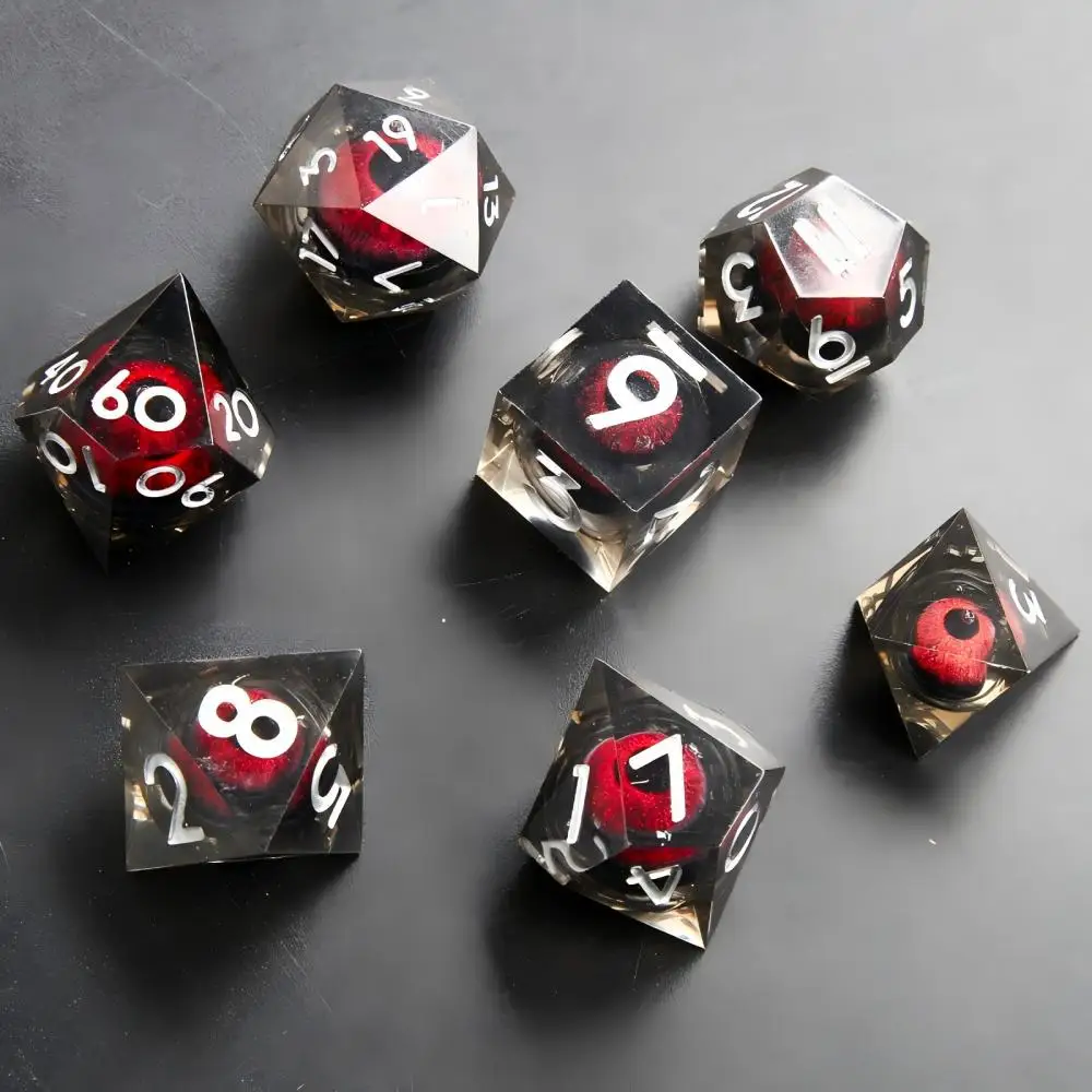 DND Liquid Core D&D Dice Set Detail
