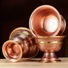 7pcs Ancient Red Copper Tantric Bowl Engraving Goblet Tibetan Bowl 8.8cm Holy Water Cup Buddhist Home's Gift Desktop Decorative 5