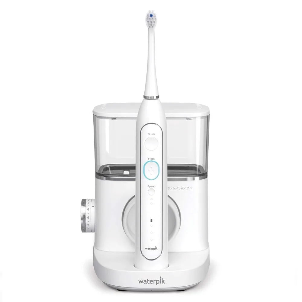 

Sonic-Fusion 2.0 Professional Flossing Toothbrush, Electric Toothbrush and Water Flosser Combo In One, White