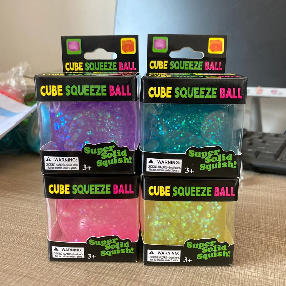 Ocean Sensory Fidget Cube - Stress Relief Squishy Toy Set