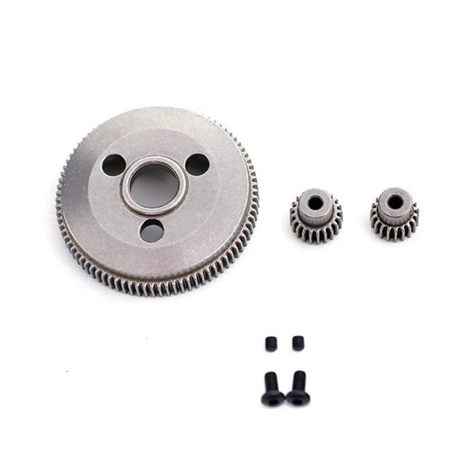 

Metal 86T Spur Gear with 19T 21T Pinion Gear for Traxxas Slash 2WD Stampede Rustler Bandit 1/10 RC Car Upgrades Parts