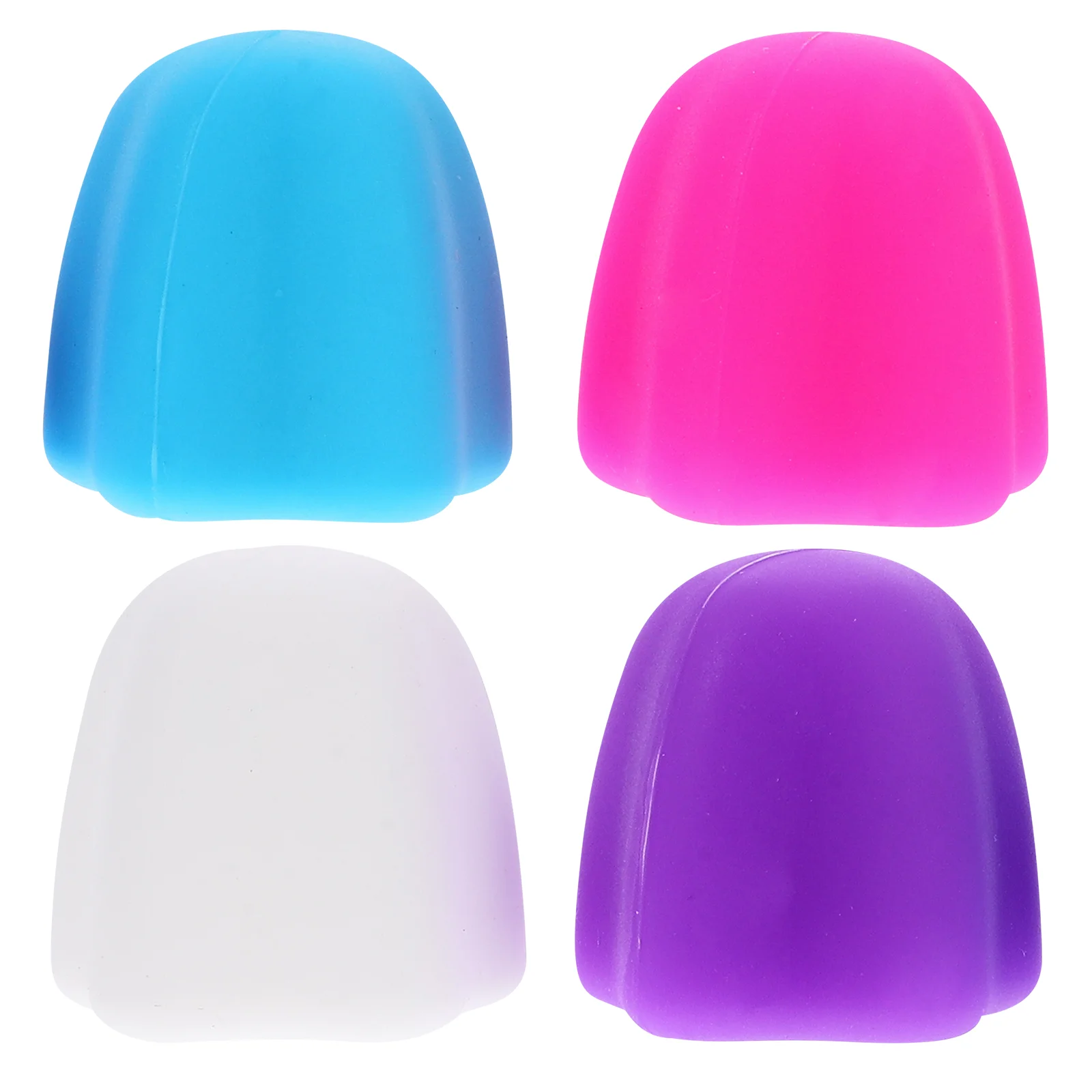 

4 Pcs Toothpaste Cap Covers Squeezing Tools Convenient Dispensers Home Protective Caps Self-cleaning Squeezer