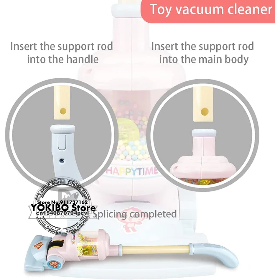 Mini Vacuum Cleaner Vacuum Cleaner Toy Cleaning Toys Children Pretend Play Toys Kids Electric Mini Vacuum Cleaner Simulation Charging Housework Dust Catcher Toys