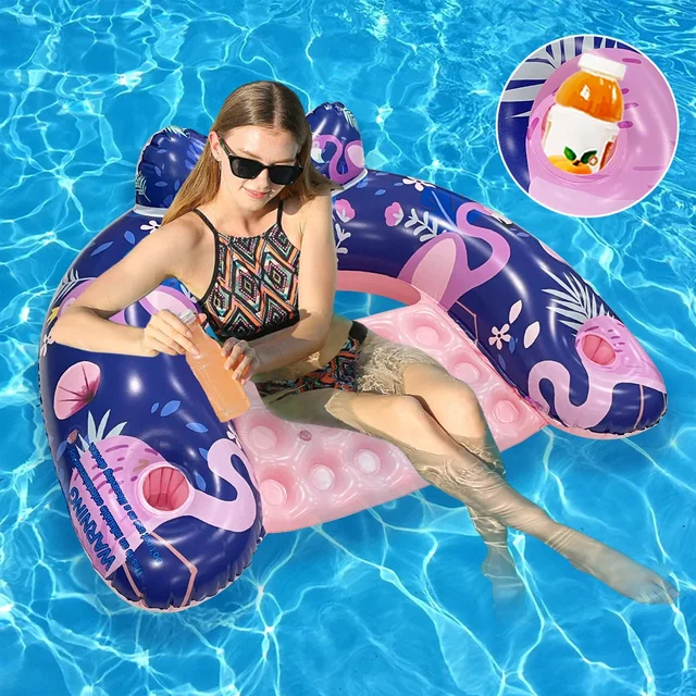 Inflatable Floating Pool Lounge Chair 1
