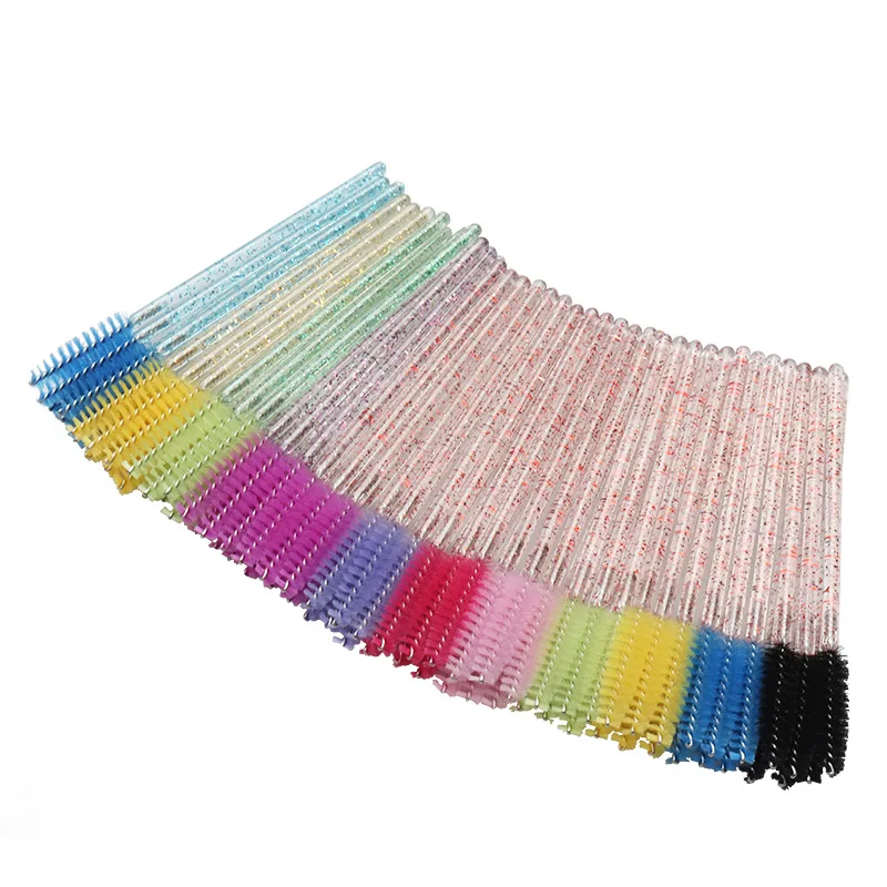 

1000pcs Crystal Eyelash Brush Disposable Mascara Wands Eyelash Extension Microbrush Eyebrow Applicator Makeup Brush