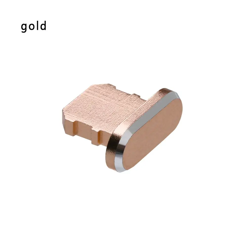 Metal Charger Port Anti-Dust Plug Stopper - Premium Phone Accessory Charging Cap Cover
