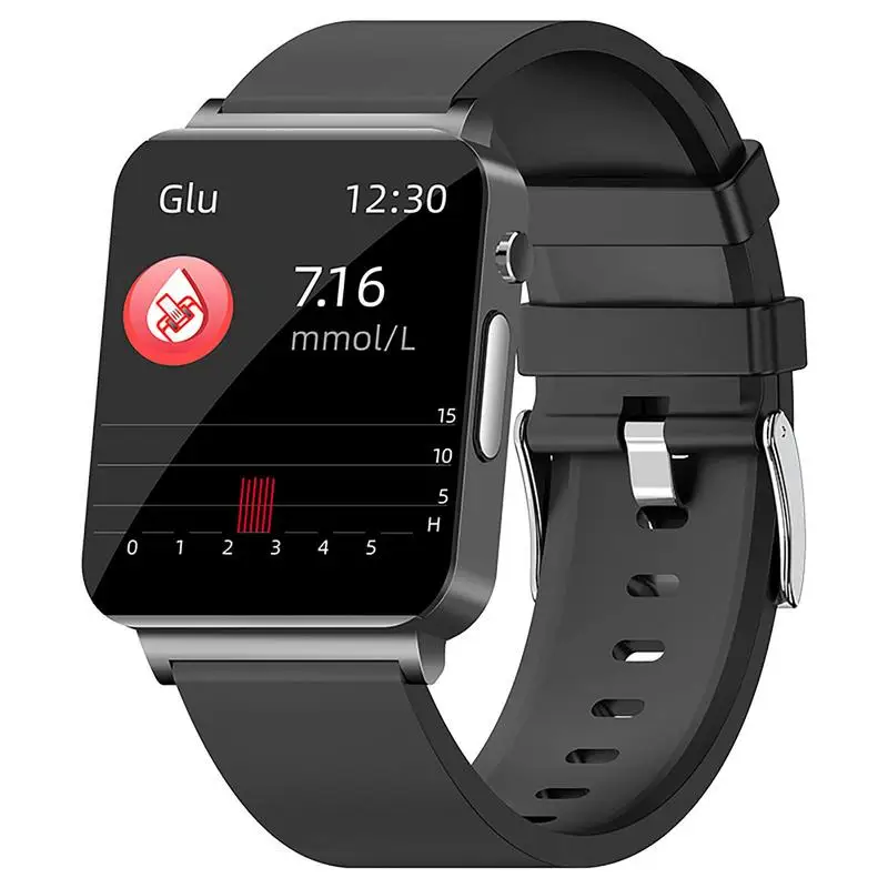 

Blood Glucose Smart Watch Smart Fitness LED Display Watch Sleep Pedometer Blood Sugar And Oxygen Tracking Waterproof Blood