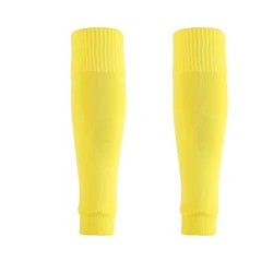 Enhanced Outdoor Calf Protection Football Socks (YELLOW)