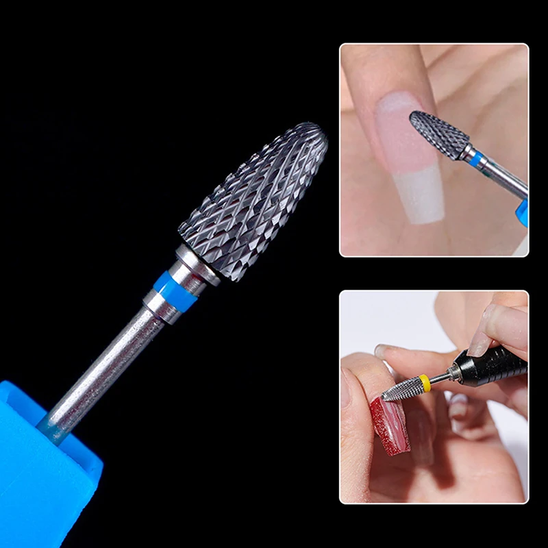 Carbide Tungsten Nail Files Drill Cuticle Polishing Bit Nail Grinding Head Electric Manicure Set For Removing Acrylic Nails Gel electric nail drill