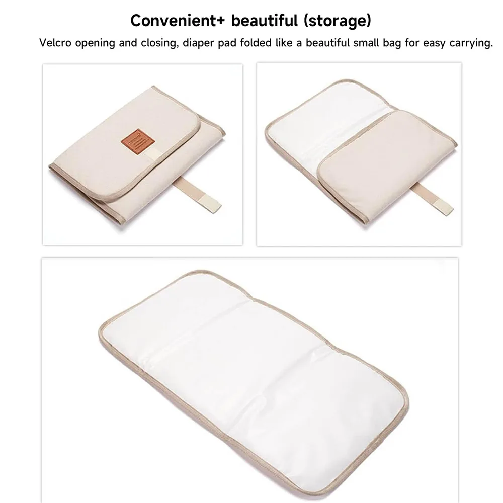 Foldable Baby Diaper Changing Pad Waterproof Comfortable Portable Diaper Pad Changin Mat Waterproof Foldable Baby Travel Outside