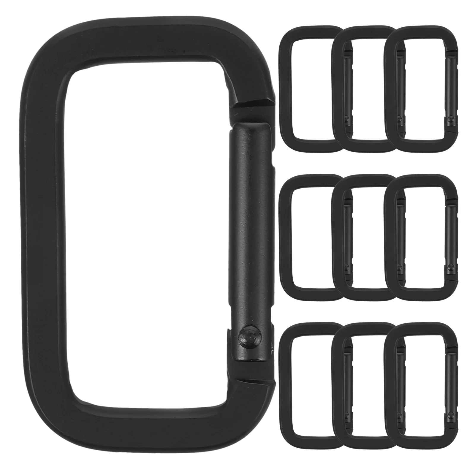 

10 PCS Carabiner Buckle Heavy Duty Durable Keychains Climbing Outdoor Hiking Clasp Practical