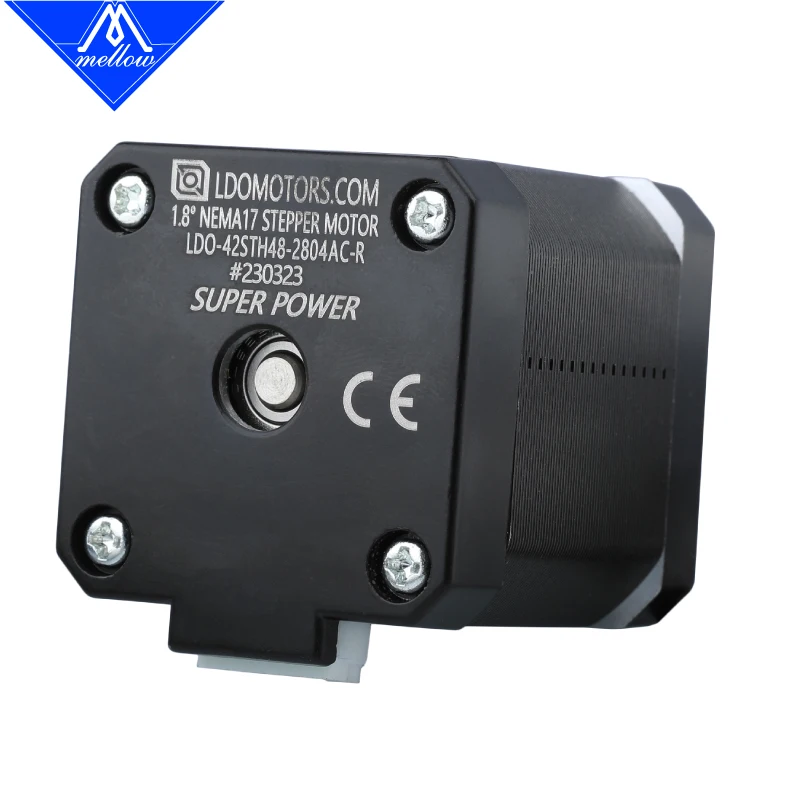 Ldo-super Motor Suave 2804ac-r 48 mm Nema 17 Motor de Passo para Peças de Impressora 3d Voron Vzbot Ender Prusa i3 42sth48 - Imagem 5