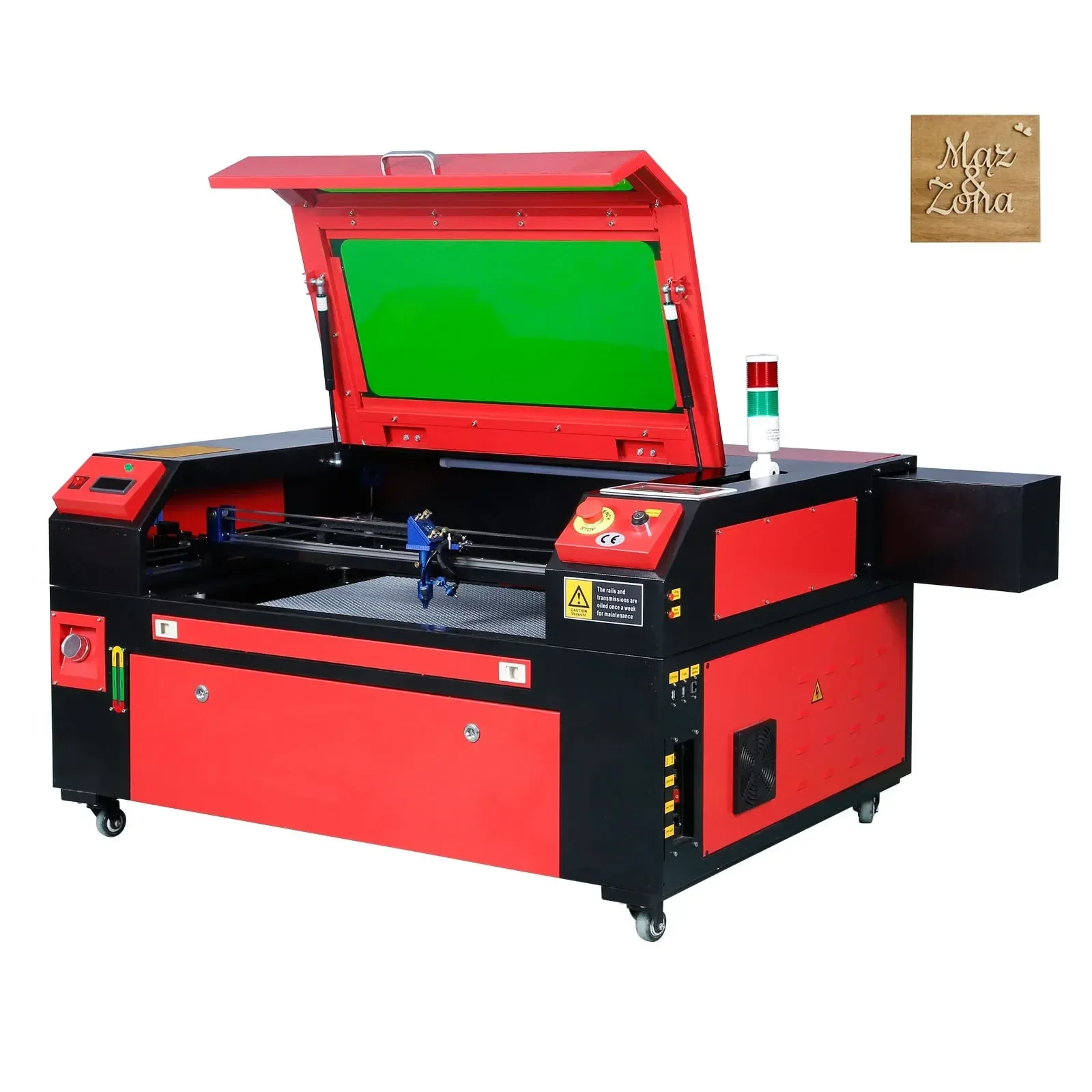 Vevor Co2 80W Macchina Per Incisione Laser Banco Da Lavoro Da Taglio 500X700Mm Strumenti Opera D'Arte Incisione Laser Opere D'Arte Artigianato Stampan