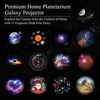 13 in 1 Star Projector Projector Night Light 360 Degree Rotating 4K HD Galaxy Projector Bedroom With Timer Planetarium Projector 2