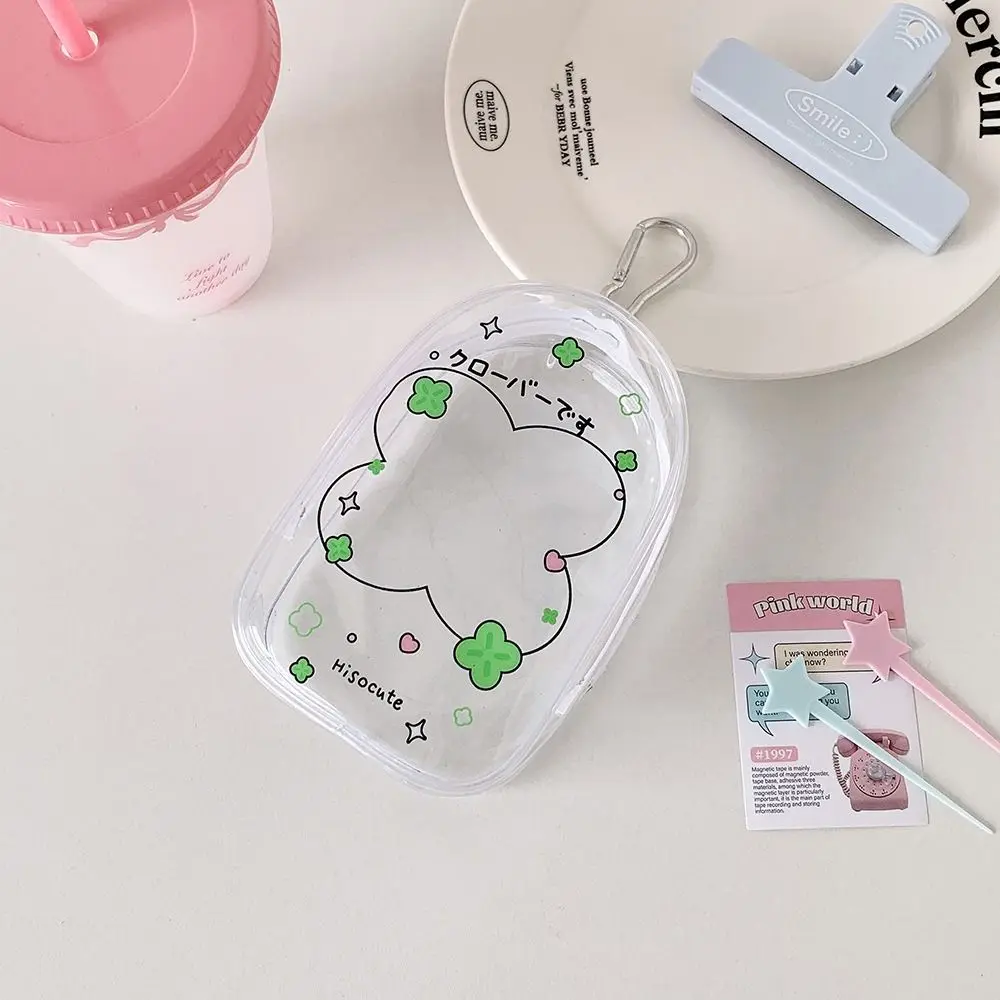 2Pcs With Keychain Doll Storage Bag Protector Waterproof Doll Protective PVC Shell Pendant Hanging Pouch Doll Transparent Case