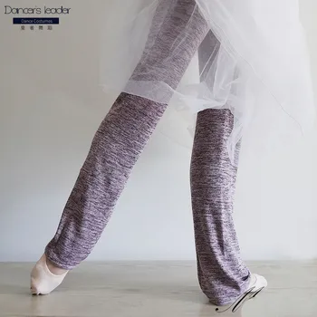 성인용 발레 레오타드, 겨울용 기본 훈련, 무릎 위로 워밍업 레깅스 양말, 스트레이트 롱 퍼포먼스 의상 스타킹