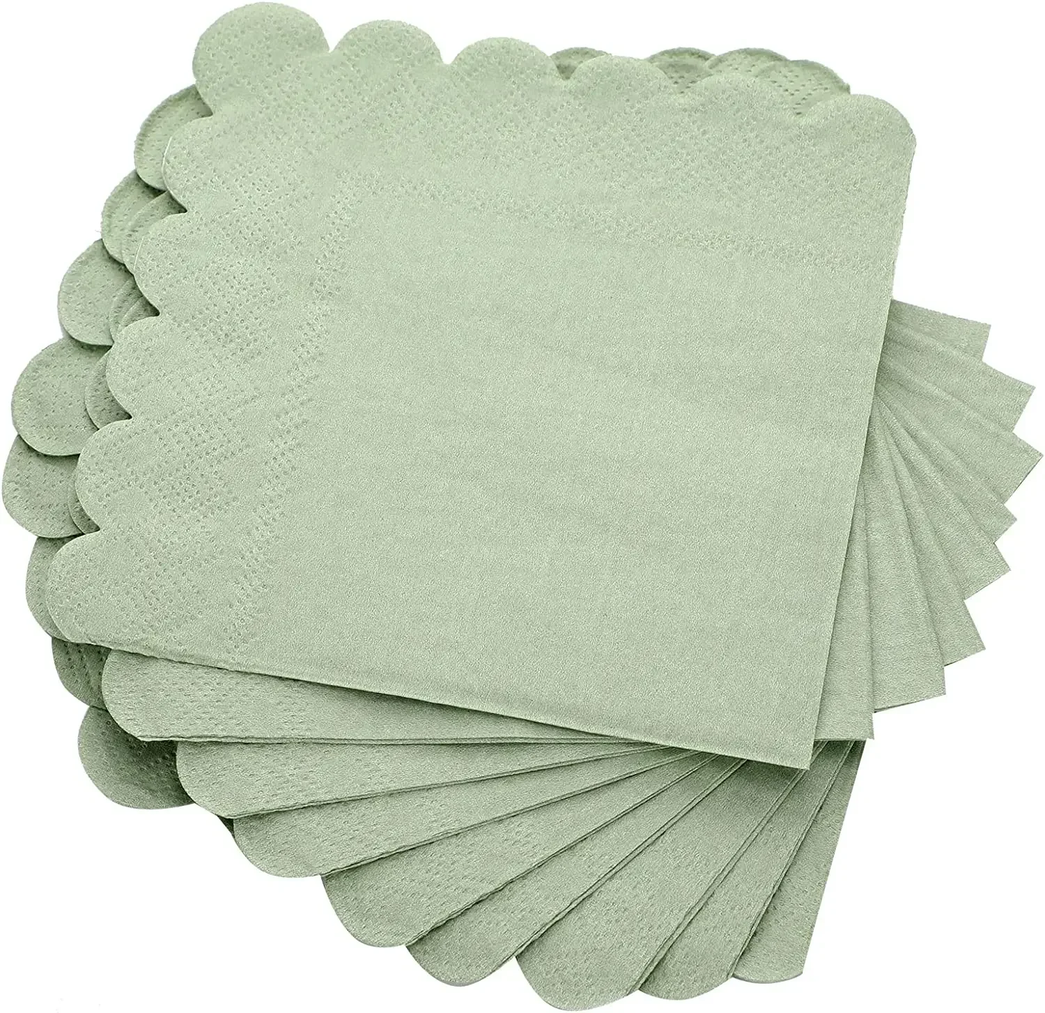 100Pcs 25X25cm Paper Napkin Flower Side Soft Handkerchief Square Table Napkins for Romantic Wedding Birthday Christmas