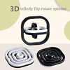 Round/Square 3D Finger Spinner Infinite Flip Gyro Toy Autism Stress Relief ADHD Children Hand Top Kids Child Adult Sensory Gifts 3