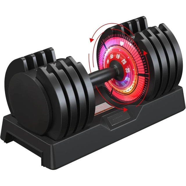 QuickAdjust 55lbs Dumbbell for Home Gym 1