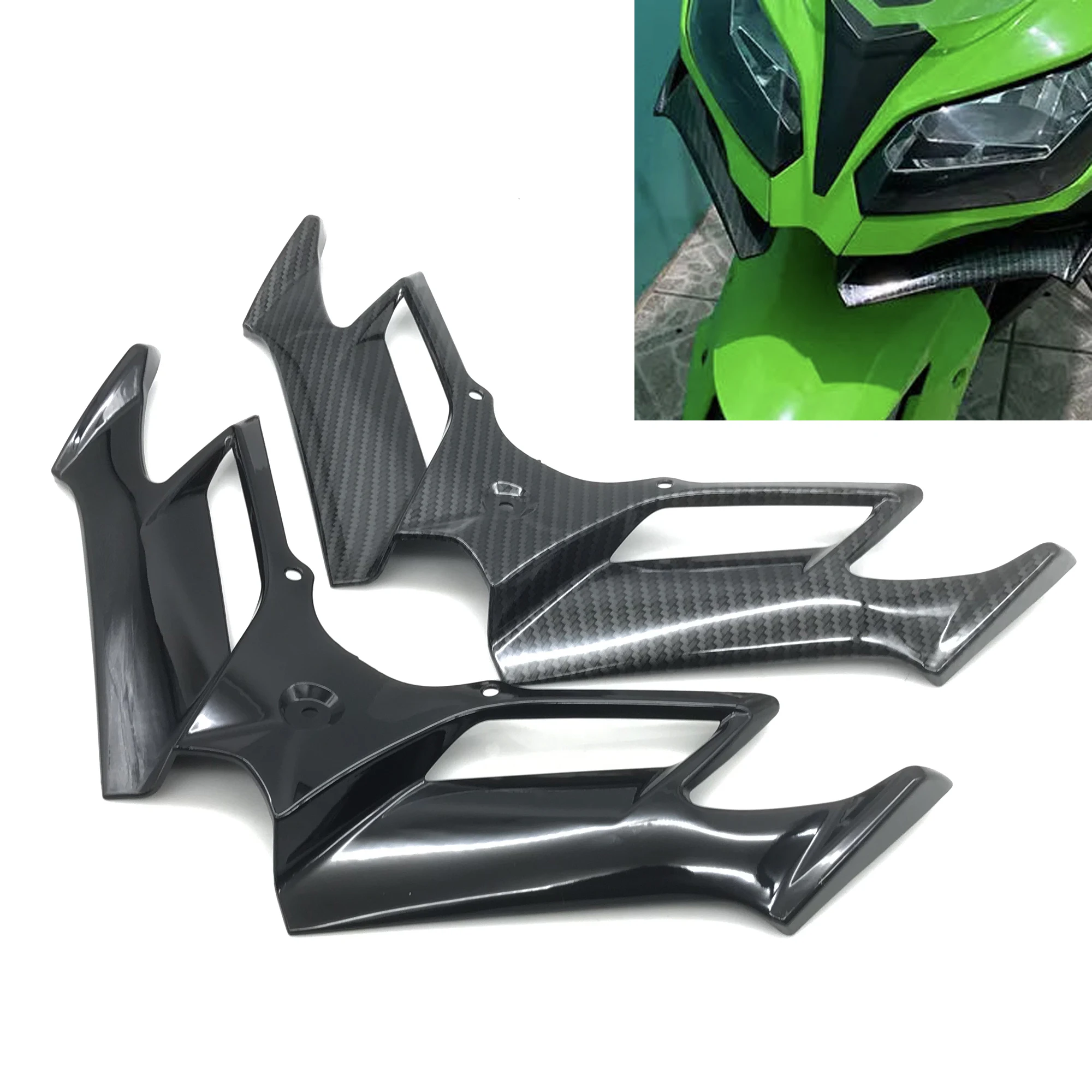 

Motorcycle Front Aerodynamic Fairing Winglets Wing Cover Trim Protection Guard For Yamaha NMAX N-MAX 125 155 NMAX125 NMAX155