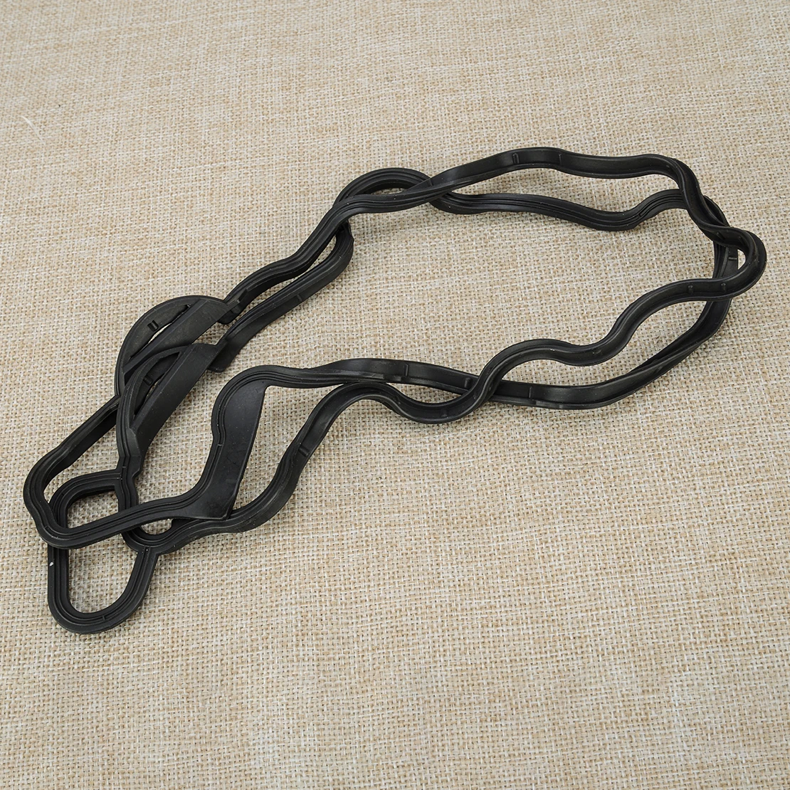 Right Engine Valve Cover Gasket Kit Black 110321 Fit for Mercedes Benz C240 C280 C320 C32 C43 C55 CL55 AMG CLK320 Rubber