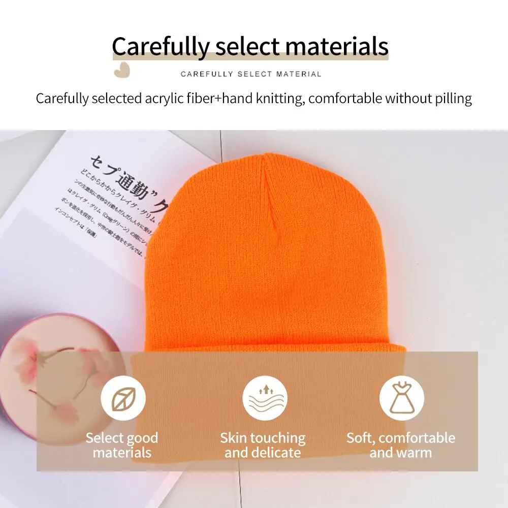 Unisex beanie muts gebreide wintermuts voor dames en heren_voghion.com