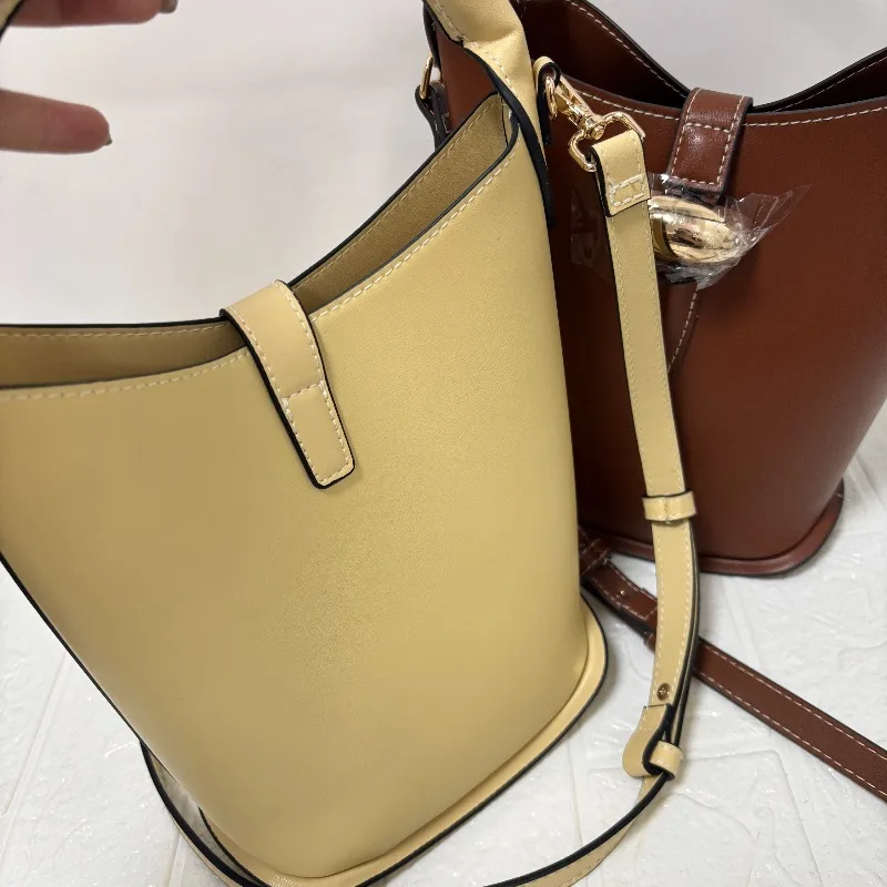 Fashionable Bucket Bag Women's Crossbody Phone Bag Simple High  Aesthetic Single Shoulder Crossbody Bag Versatile Stylish New