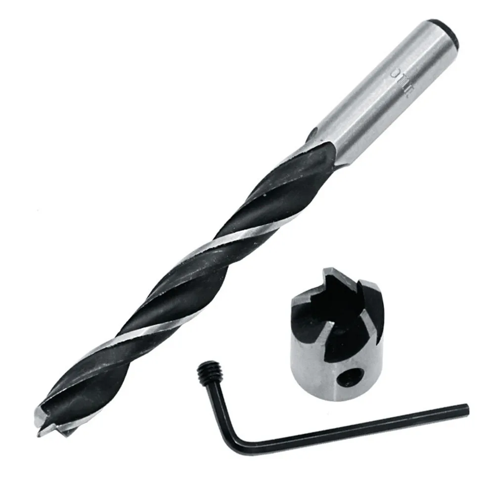 

4pcs Countersink Drill Bit Chamfering Tools Hexagon Key Wrench 3/4/5/6mm Bit Head For Reaming Drilling Woodworking Tools Parts