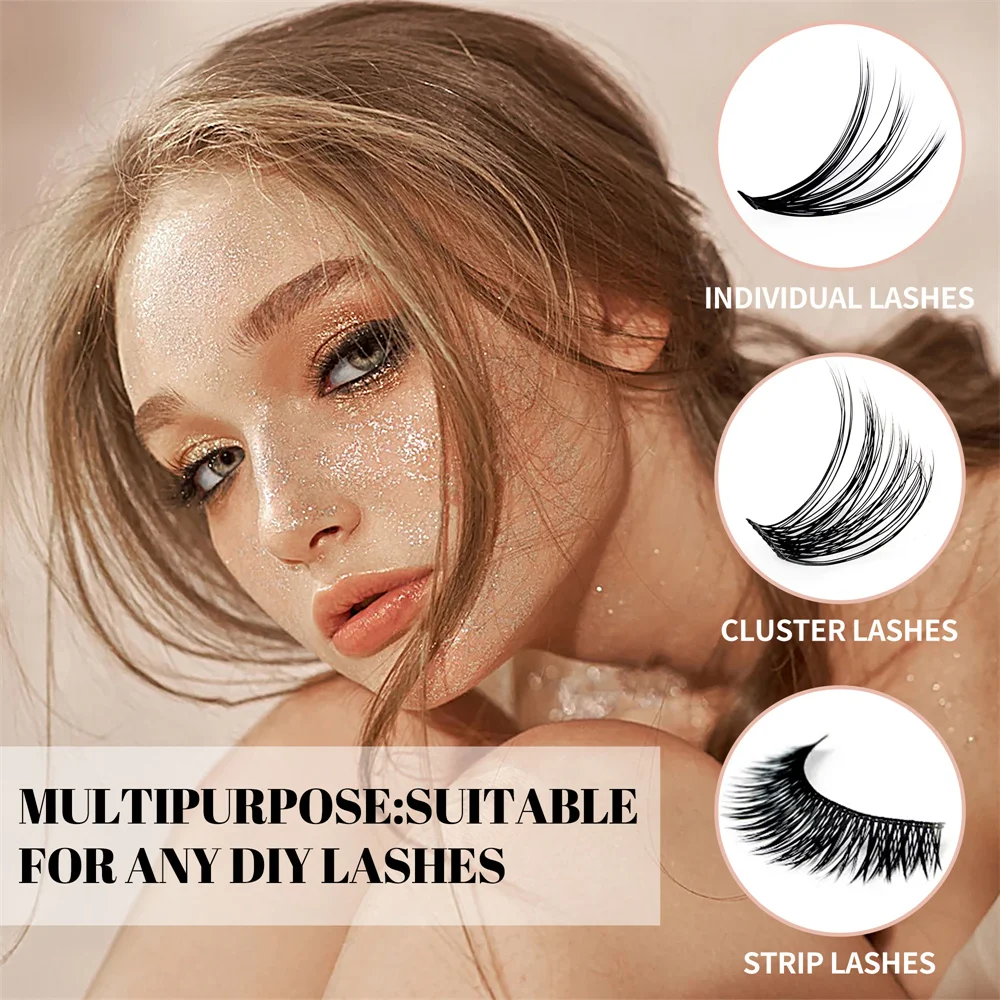 GEMERRY 10ml 2in1 Lash Bond&Seal Cluster Lash Glue for DIY Eyelash Extension Long Retention Waterproof Glue for Lash Clusters 5