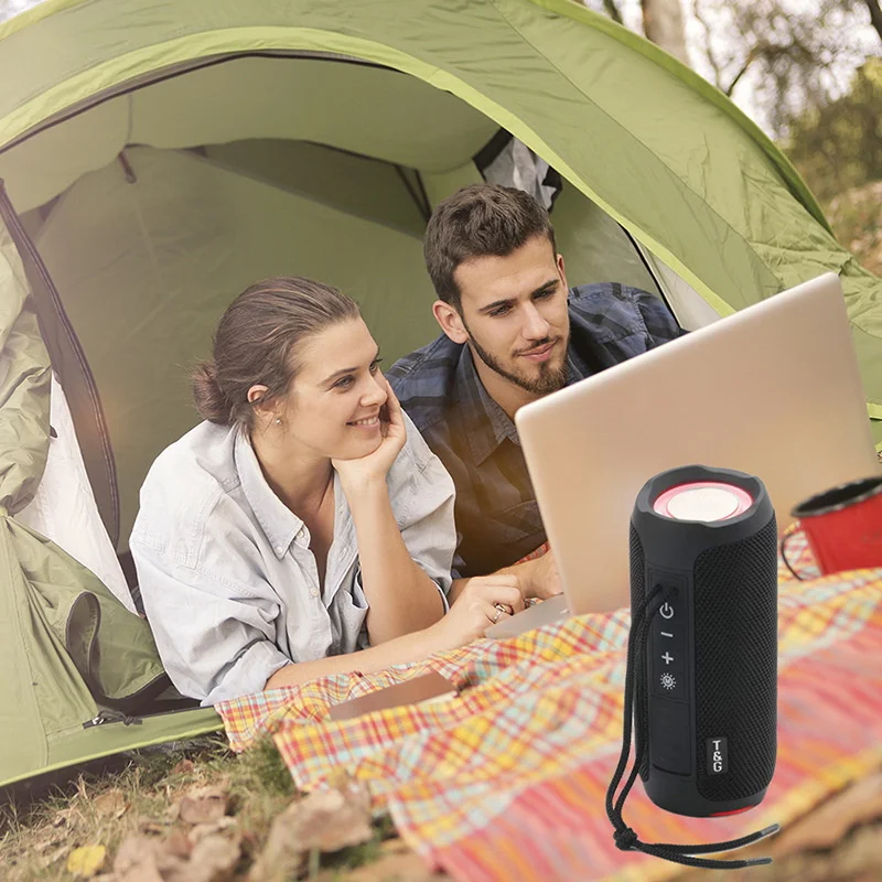 Wireless Outdoor Portable Speakers, Compatible With Hands Free Calling Subwoofer Speaker_voghion.com