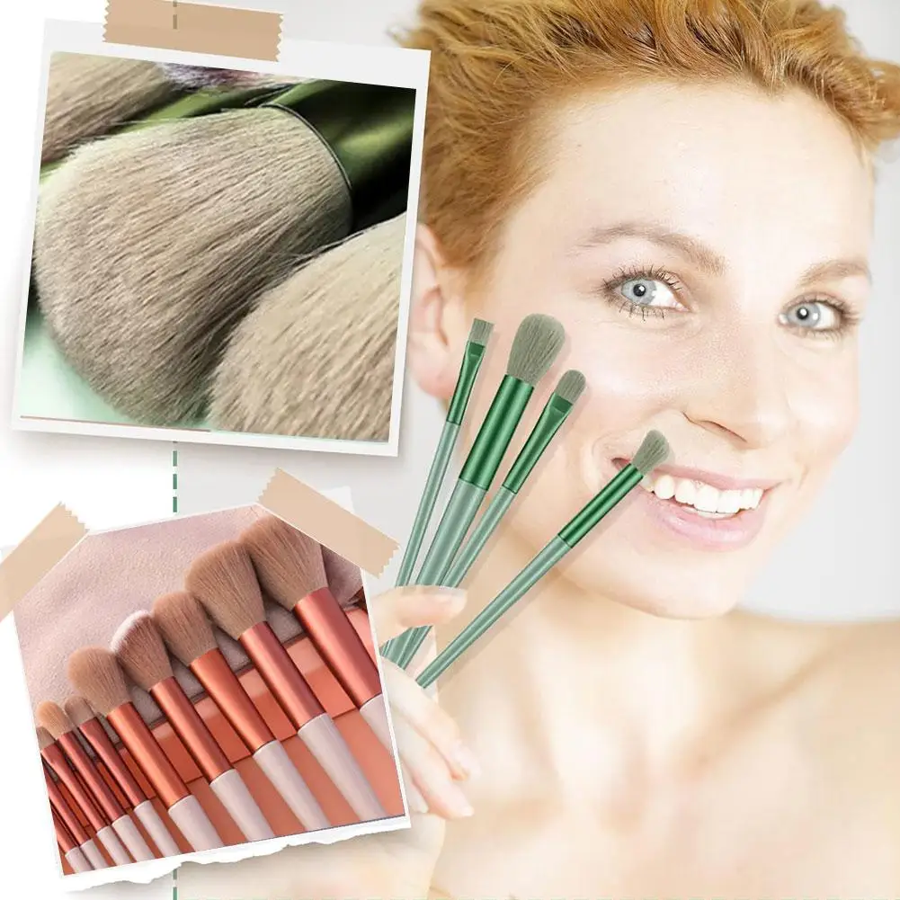 8/13pcs Soft Fluffy Makeup Brushes Set